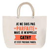 Sac Fête des Mères Mamie Famille Idée Cadeau anniversaire Noël Travail Boulot Métier Départ Retraite Collègue Femme cabas shopping plage