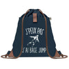 sac a dos bleu coton recycle avec pochette idee cadeau originale pour collegue ami prof ou membre de la famille cadeau mixte noel anniversaire secret santa ou depart au travail sac leger pratique et ecologique design breton moderne