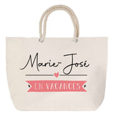 Sac Fête des Mères Mamie Famille Idée Cadeau anniversaire Noël Travail Boulot Métier Départ Retraite Collègue Femme cabas shopping plage