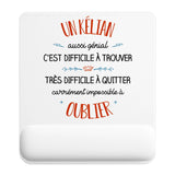 Tapis de souris ergonomique avec repose-poignet, accessoire bureau pour femme et homme, fête des pères, cadeau pas cher, idée cadeau fête des mères, secret santa, départ à la retraite, télétravail et gaming