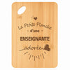 Planche bambou gravée personnalisée femme idée cadeau Fête des Mères apéro 30×20 prénom cuisine plateau fromage anniversaire noel maman mamie