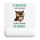 Tapis de souris ergonomique avec repose-poignet, accessoire bureau pour femme et homme, fête des pères, cadeau pas cher, idée cadeau fête des mères, secret santa, départ à la retraite, télétravail et gaming