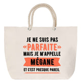 Sac Fête des Mères Mamie Famille Idée Cadeau anniversaire Noël Travail Boulot Métier Départ Retraite Collègue Femme cabas shopping plage
