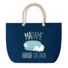 Sac de plage Bleu anse corde J'peux Pas Fabrication Savon