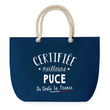 Sac de plage Bleu anse corde Certifiée meilleure Puce