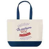 Sac de shopping bleu RH Meilleure du Monde