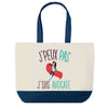 Sac de shopping bleu J'peux pas Avocate