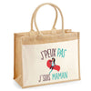 Sac Fête des Mères Mamie MAman Soeur Femme Famille Idée Cadeau anniversaire Noël Travail Boulot Métier Départ Retraite Collègue Femme cabas shopping plage