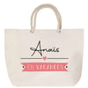 Sac Fête des Mères Mamie Famille Idée Cadeau anniversaire Noël Travail Boulot Métier Départ Retraite Collègue Femme cabas shopping plage