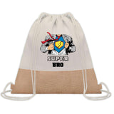 Sac Fête des Pères Papi Papa Cadeau anniversaire Noël Travail Boulot Métier Départ Retraite Collègue Homme cabas shopping plage