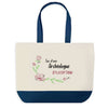 Sac de shopping bleu Archéologue d'exception