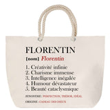 Sac Fête des Mères Mamie Famille Idée Cadeau anniversaire Noël Travail Boulot Métier Départ Retraite Collègue Femme cabas shopping plage
