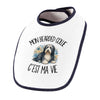 Bavoir Bébé Mon Bearded Collie c'est ma vie