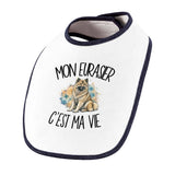 Bavoir Bébé Mon Eurasier c'est ma vie