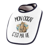 Bavoir Bébé Mon Ocicat c'est ma vie