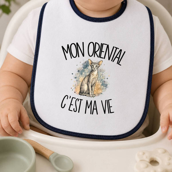 Bavoir Bébé Mon Oriental c'est ma vie