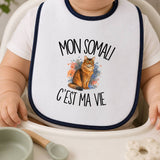Bavoir Bébé Mon Somali c'est ma vie