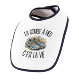 Bavoir Bébé La course à pied c'est la vie
