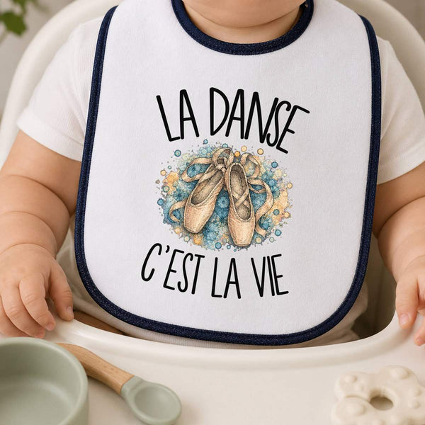 Bavoir Bébé La danse c'est la vie