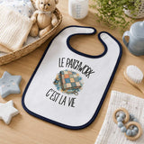 Bavoir Bébé Le patchwork c'est la vie