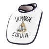 Bavoir Bébé La marche c'est la vie