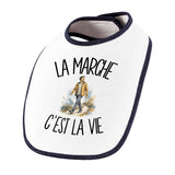 Bavoir Bébé La marche c'est la vie