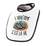 Bavoir Bébé L'athlétisme c'est la vie