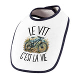 Bavoir Bébé Le VTT c'est la vie