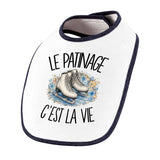 Bavoir Bébé Le patinage c'est la vie