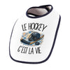 Bavoir Bébé Le hockey c'est la vie