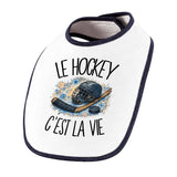 Bavoir Bébé Le hockey c'est la vie