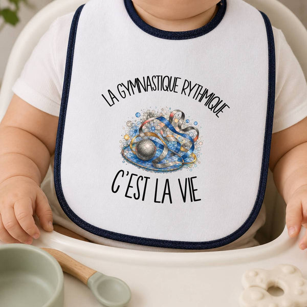 Bavoir Bébé La gymnastique rythmique c'est la vie