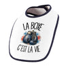 Bavoir Bébé La boxe c'est la vie