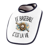 Bavoir Bébé Le baseball c'est la vie