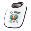 Bavoir Bébé Mon aquarium c'est ma vie