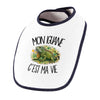 Bavoir Bébé Mon iguane c'est ma vie
