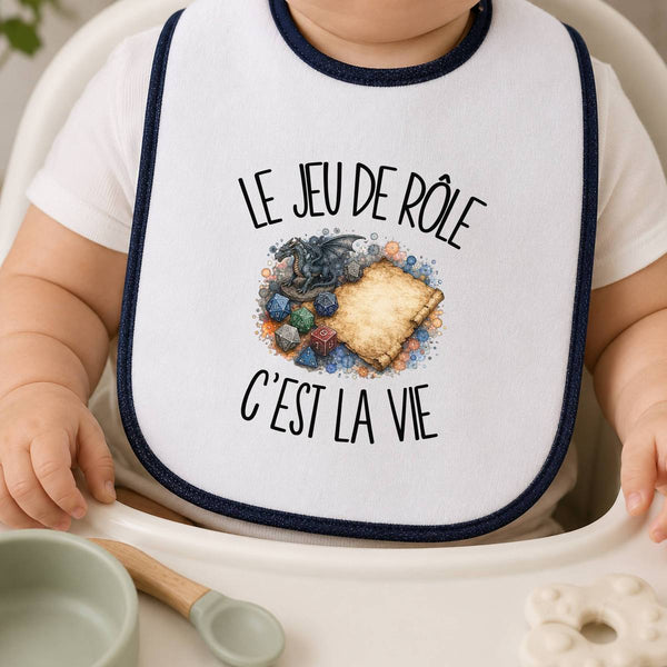 Bavoir Bébé Le jeu de rôle c'est la vie