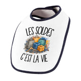 Bavoir Bébé Les soldes c'est la vie