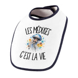 Bavoir Bébé Les méduses c'est la vie