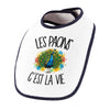 Bavoir Bébé Les paons c'est la vie