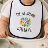 Bavoir Bébé Être aide-soignant c'est la vie