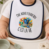 Bavoir Bébé Être agent d'entretien c'est la vie
