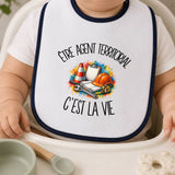 Bavoir Bébé Être agent territorial c'est la vie