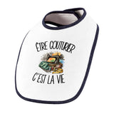 Bavoir Bébé Être couturier c'est la vie