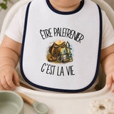 Bavoir Bébé Être palefrenier c'est la vie