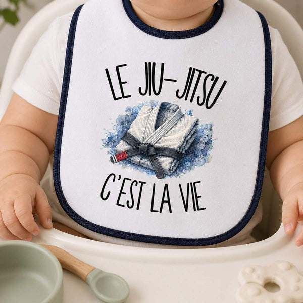 Bavoir Bébé Le jiu-jitsu c'est la vie