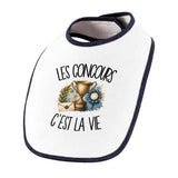 Bavoir Bébé Les concours c'est la vie