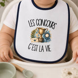 Bavoir Bébé Les concours c'est la vie