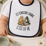 Bavoir Bébé Les concours canins c'est la vie