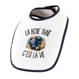 Bavoir Bébé La boxe thaïe c'est la vie